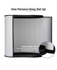 Yescom 2 Pack Portable Tradeshow Podium Table Display Exhibition Counter Stand with Carrying Bag