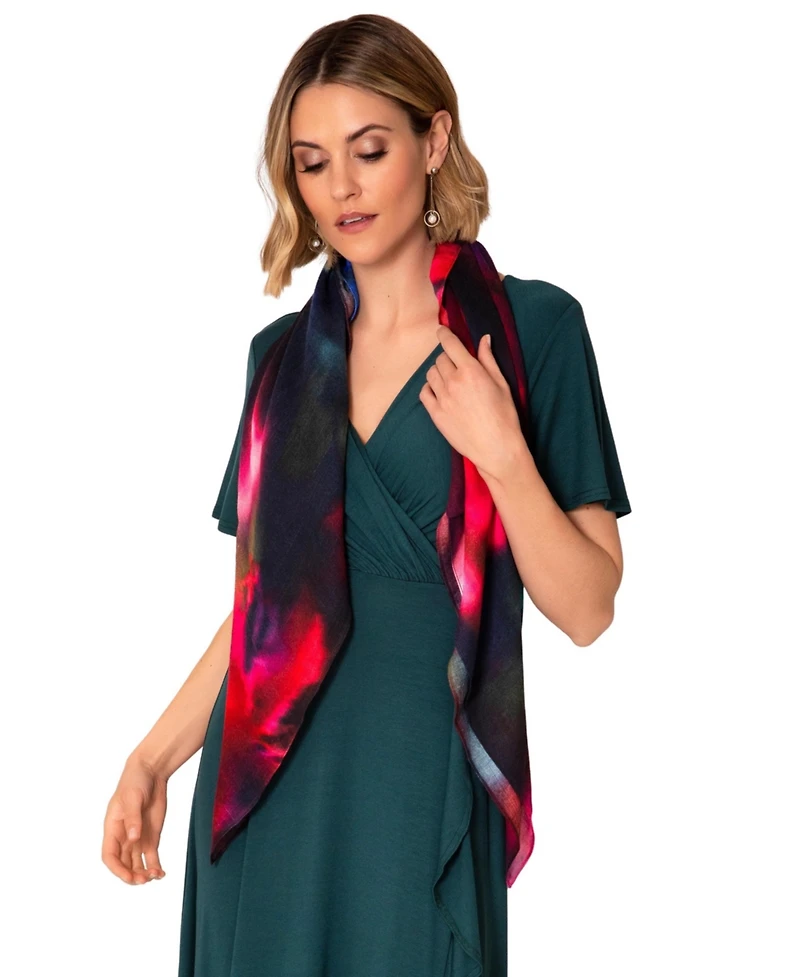 Alie Street London Women's Waterfall Ruffle Wrap Midi Dress
