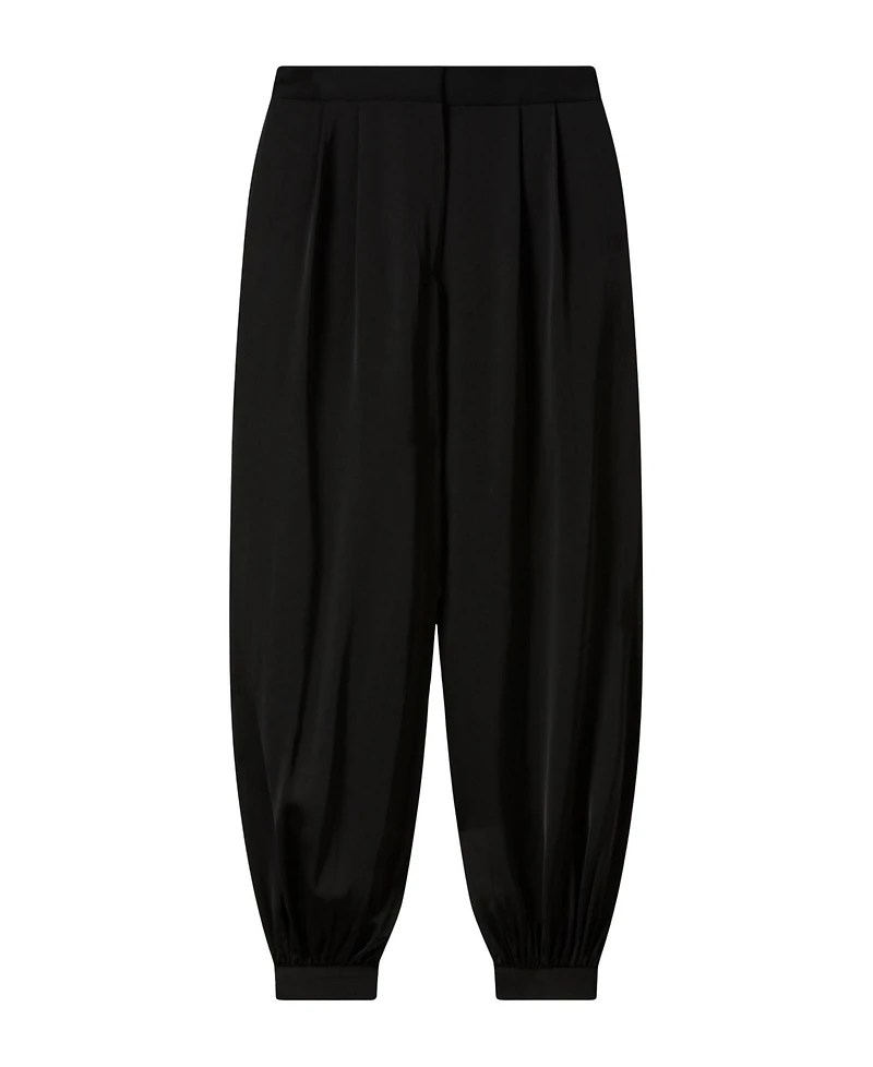 Whistles Women's High Rise Satin Balloon Leg