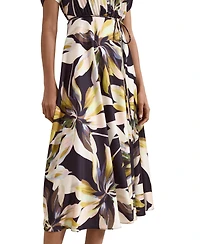 Phase Eight Women's Bella Puff Sleeve Printed Shirt Dress
