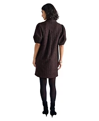 Phase Eight Women's Yasmine Textured Mini Shirt Dress
