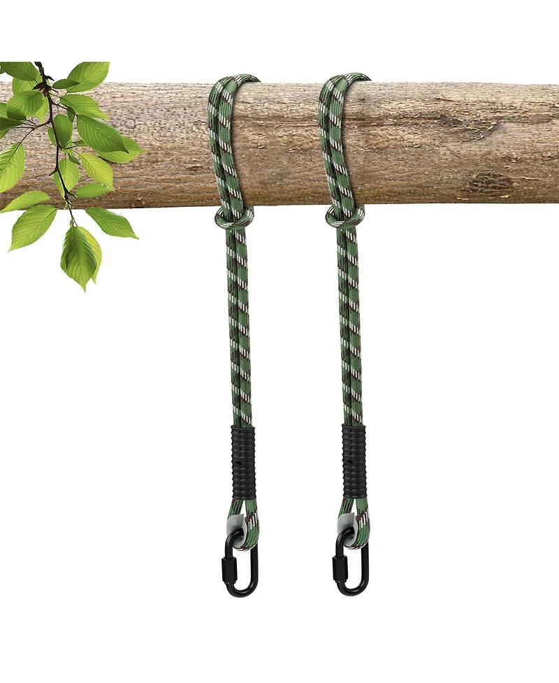 Piscifun Heavy Duty Tree Swing Hanging Kit Polyester Rope Carabiner For Outdoor Play