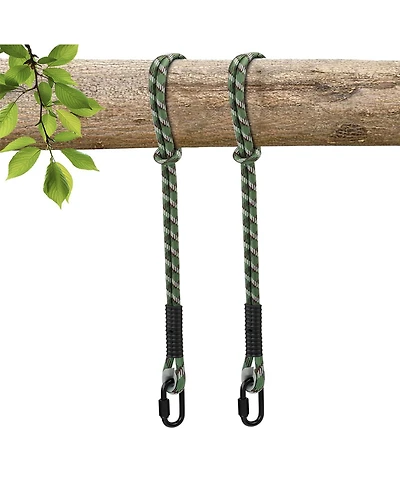 Piscifun Heavy Duty Tree Swing Hanging Kit Polyester Rope Carabiner For Outdoor Play