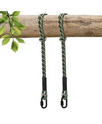 Piscifun Heavy Duty Tree Swing Hanging Kit Polyester Rope Carabiner For Outdoor Play
