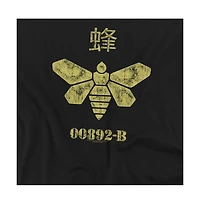Breaking Bad Men's Methylamine Barrel Bee Graphic Long-Sleeve Crewneck Sweatshirt