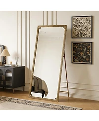 Phying 70.1x31.9 Inch Full Length Mirror with Stand Large Floor Standing Dressing Mirror Freestanding Leaning or Hanging Wall Mounted Mirror
