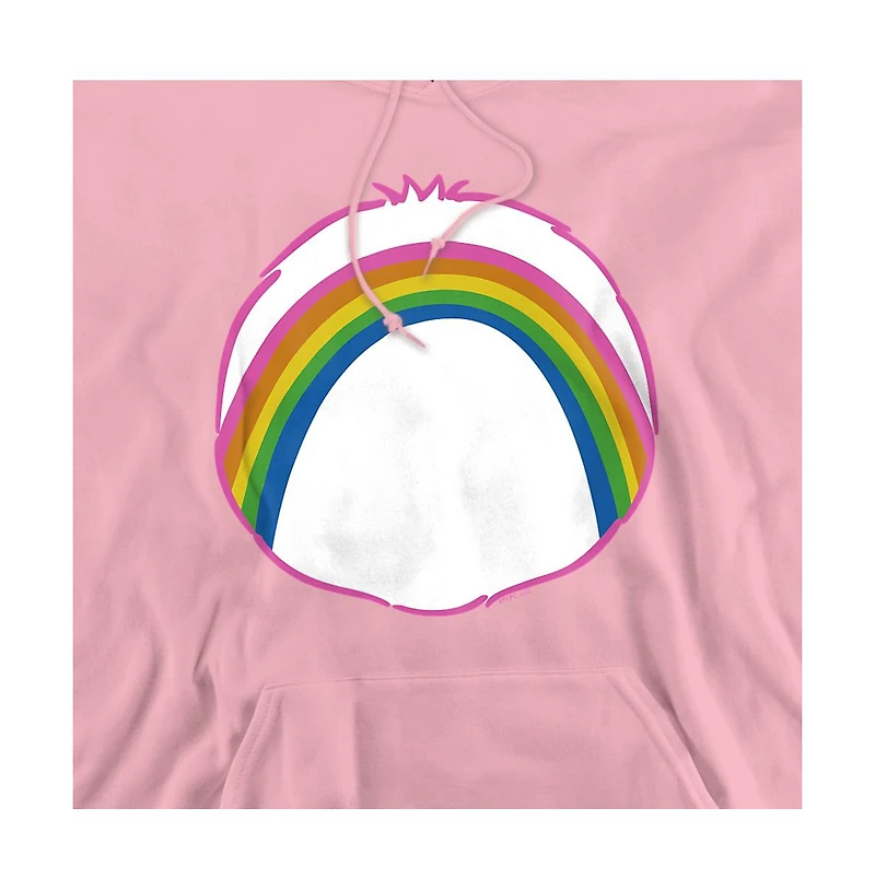 Care Bears Men's Cheer Belly Graphic Long-Sleeve Pull-Over Hoodie