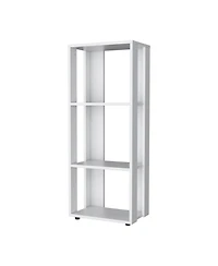 Fm Furniture Modoc Bookcase in Melamine with Open Storage