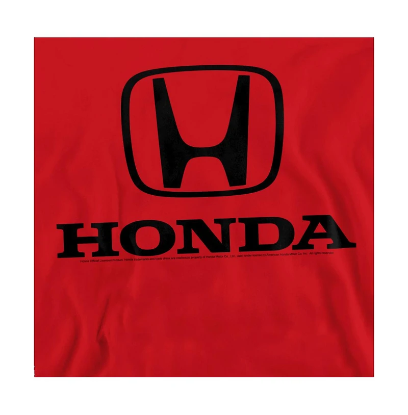 Honda Men's Standard Logo Graphic Crewneck Sweatshirt