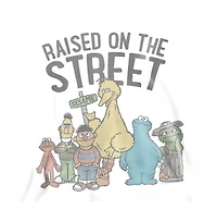 Sesame Street Men's The My Hood Long-Sleeve Graphic Crewneck Sweatshirt