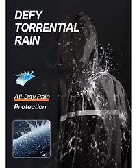 Piscifun Men's Waterproof Hooded Rain Jacket
