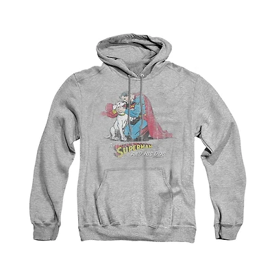Superman Men's His Dog Pull-Over Hoodie