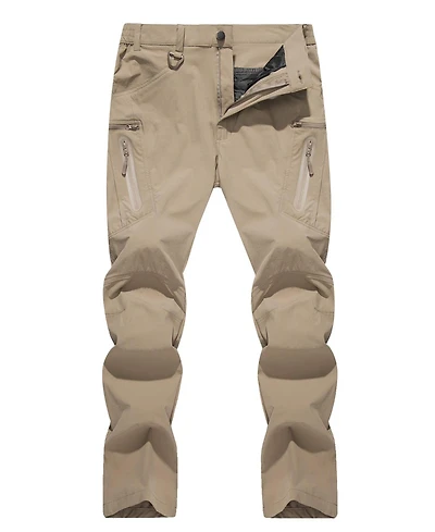 Piscifun Men's Lightweight Quick Dry Hiking Cargo Pants Water Resistant 8 Pockets