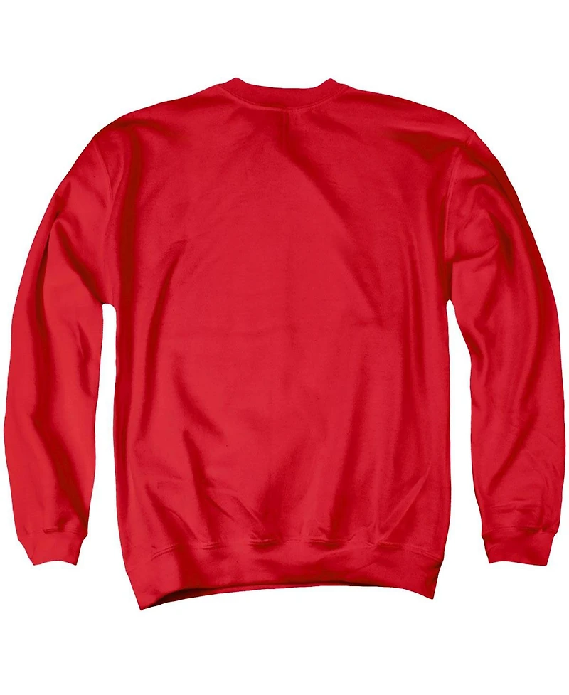 Justice League Men's Flash Logo Graphic Long-Sleeve Crewneck Sweatshirt