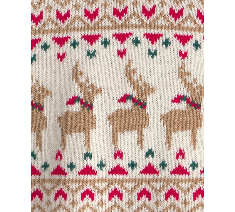 Carter's Baby Girls' Reindeer Fair Isle Top and Pants, 2-Piece Set