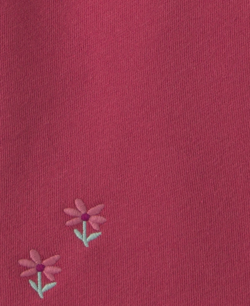 Carter's Baby Girls' Floral Fleece Top and Pants, 2-Piece Set