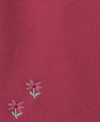 Carter's Baby Girls' Floral Fleece Top and Pants, 2-Piece Set