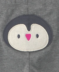 Carter's Baby Girls' Penguin Long-Sleeve Bodysuits and Pants, 3-Piece Set