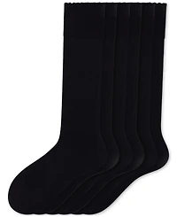 Hue Women's Compression Opaque Scalloped-Edge Knee-High Socks, 3-Pack