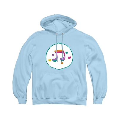 Care Bears Men's Heart Song Belly Graphic Kangaroo Pocket Pullover Hoodie