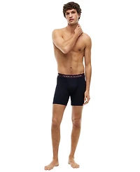 Tommy Hilfiger Men's Heritage Pique Soft Cotton-Modal Boxer Briefs, 3-Pack