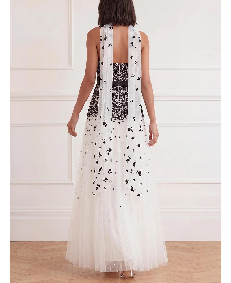 Needle & Thread Women's Romantic Lace Strapless Ball Gown