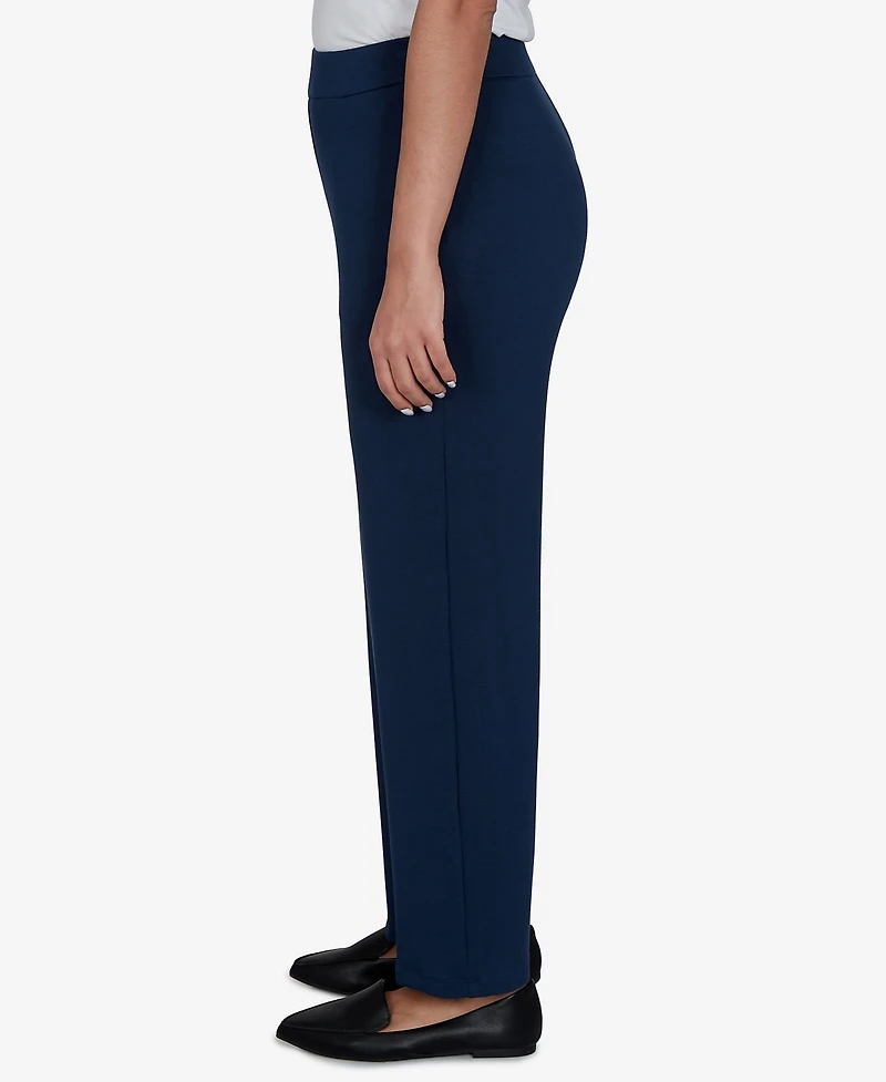 Alfred Dunner Women's Pull-On Straight-Leg Pants