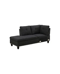 Streamdale Furniture L shape Sectional Sofa Chair with cup holder