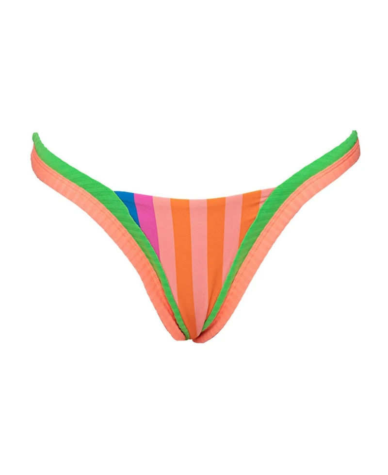 Maaji Women's Striped Mule Trinity Bikini Bottom