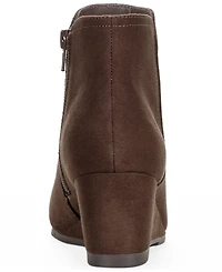 Style & Co Women's Portiaa Round Toe Wedge Dress Booties, Macy's Exclusive
