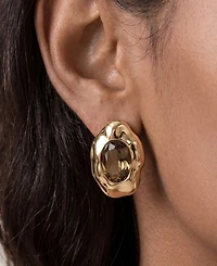 Ettika Molten Glow Crystal Stud Earrings