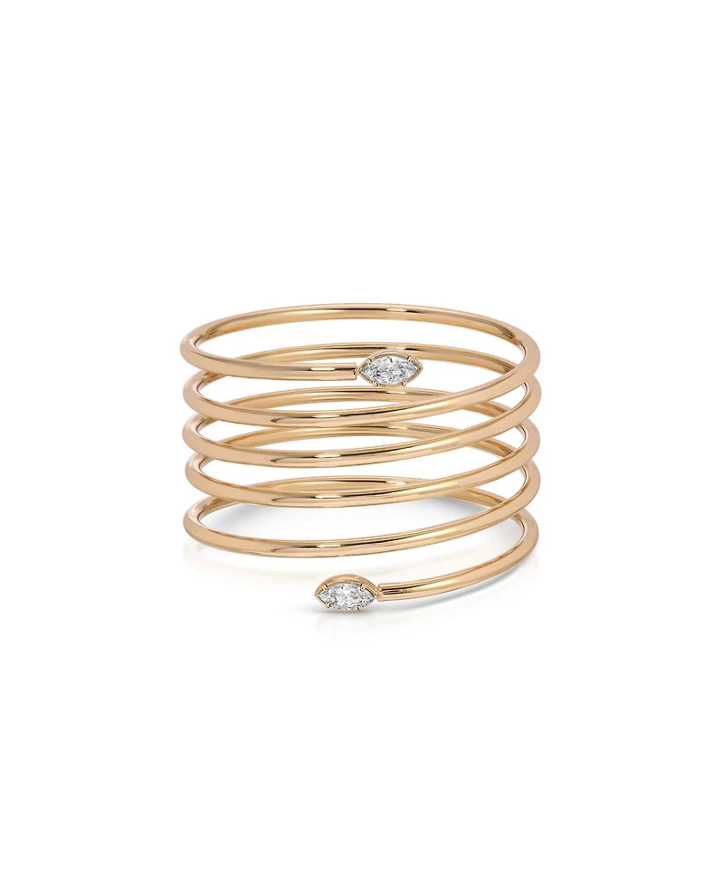 Ettika Golden Spiral Cuff
