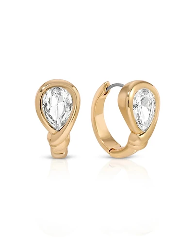 Ettika Marquise Mini Hoop Earrings