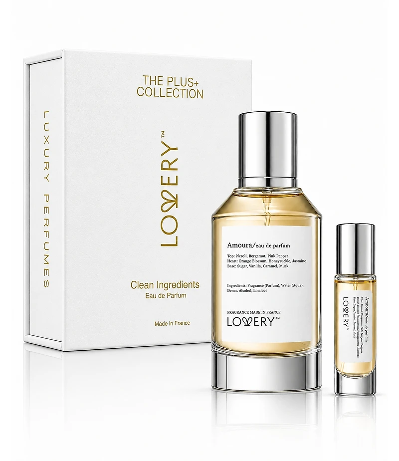 Lovery Amoura Perfume Set - 3.4fl oz Women Fragrance Gift Set with Travel Size Perfume for Women