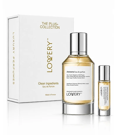 Lovery Amoura Perfume Set - 3.4fl oz Women Fragrance Gift Set with Travel Size Perfume for Women