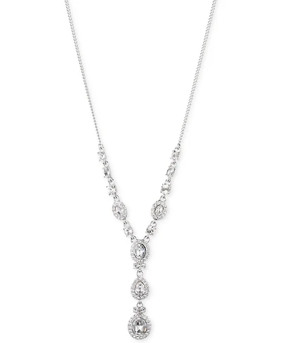 Givenchy Multi-Crystal and Pave Y-Neck Necklace