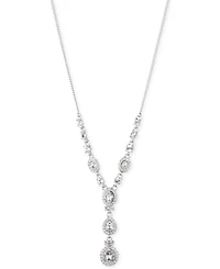 Givenchy Multi-Crystal and Pave Y-Neck Necklace