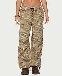 Edikted Women's Demey Camo Baggy Pants