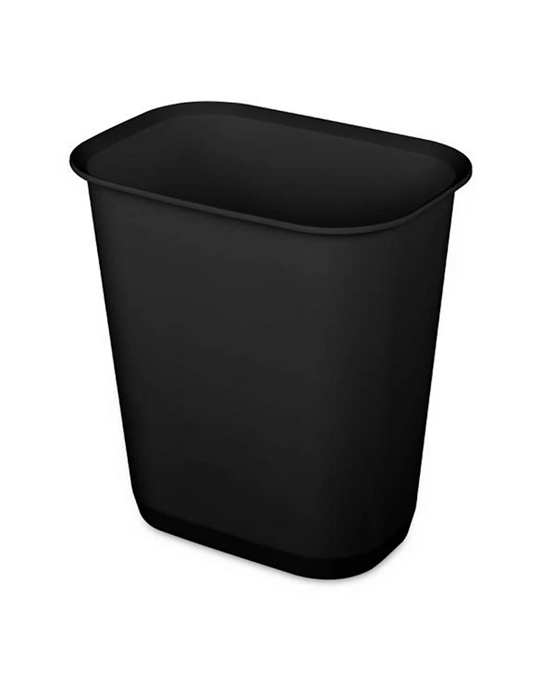 Sterilite 3 Gallon Rectangular Wastebasket Small Home Trash Bin, Pack
