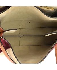 Pre-Owned Chloe Medium Faye Shoulder Bag Stitched Suede and Leather