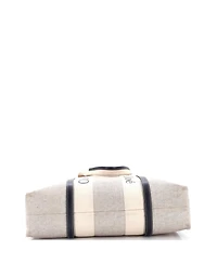 Pre-Owned Chloe Large Woody Tote Canvas with Leather