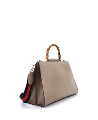 Pre-Owned Gucci Medium Nymphaea Top Handle Bag Leather