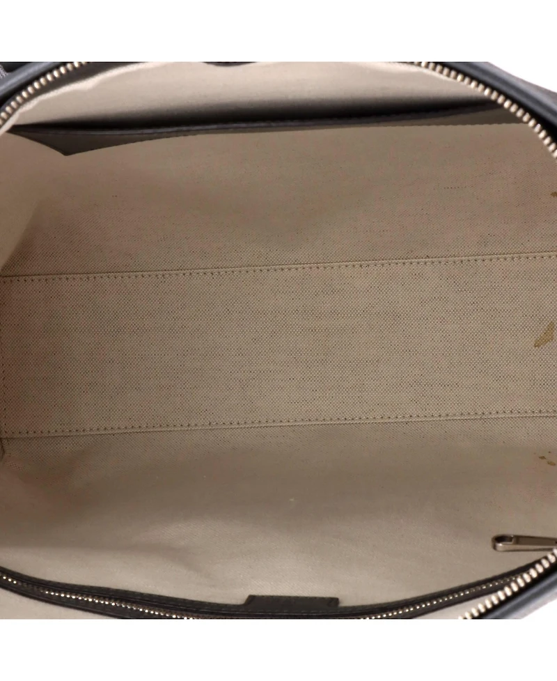 Pre-Owned Gucci Tall Ophidia Convertible Open Tote Gg Coated Canvas