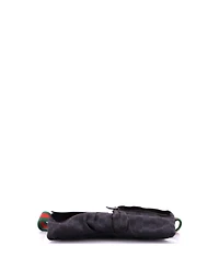 Pre-Owned Gucci Small Vintage Double Belt Bag Gg Canvas with Leather