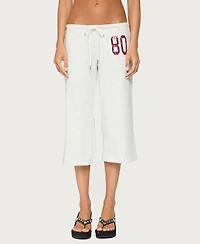 Edikted Women's 80 Sequin Capri Sweatpants