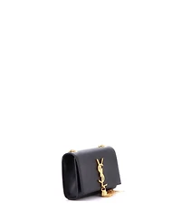 Pre-Owned Saint Laurent Small Classic Monogram Tassel Crossbody Bag Leather