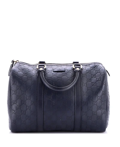 Pre-Owned Gucci Medium Joy Boston Bag Guccissima Leather