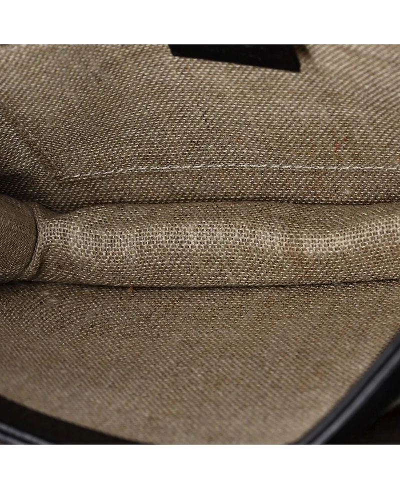 Pre-Owned Gucci Small Interlocking Shoulder Bag Leather