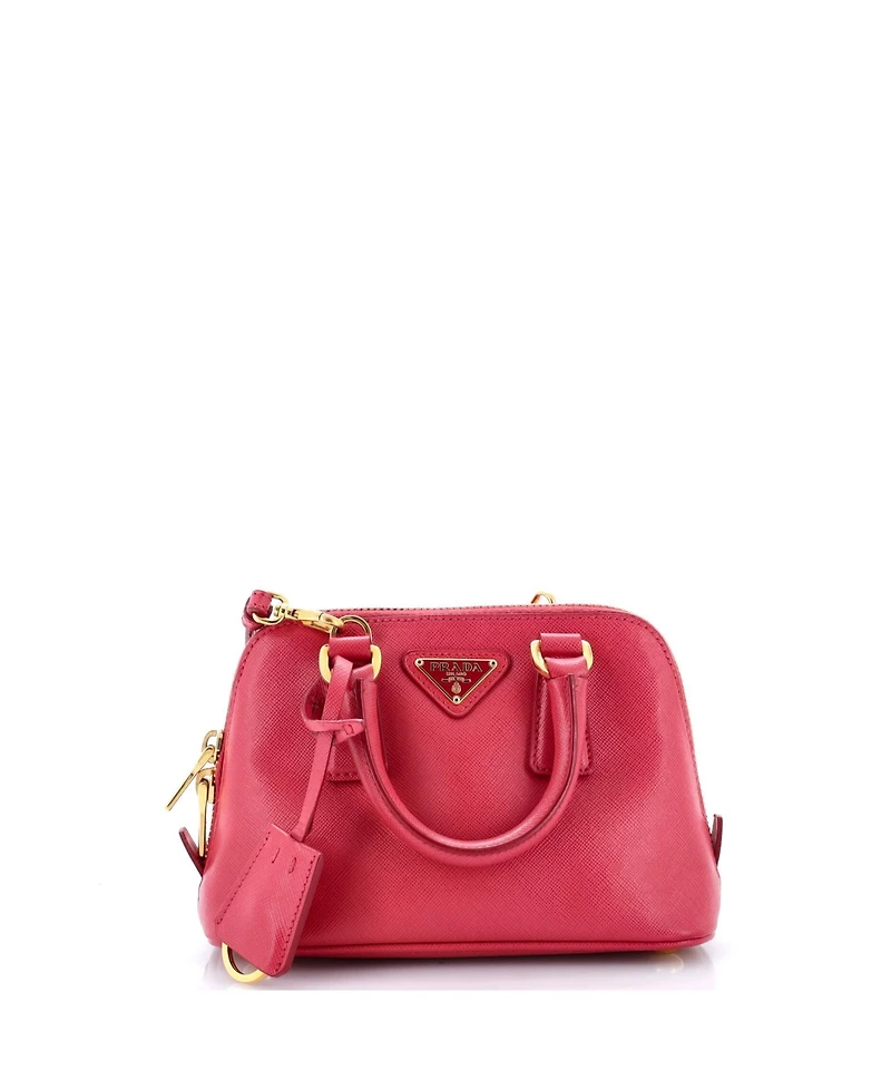 Pre-Owned Prada Mini Promenade Bag Saffiano Leather