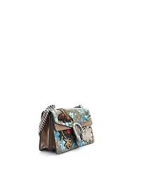 Pre-Owned Gucci Small Dionysus Bag Embroidered Printed Gg Coated Canvas